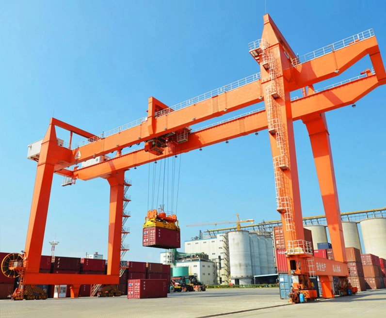 Rmg Type Mobile Container Lifting Gantry Crane